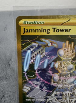 Pokemon TCG Destined Rivals Jamming Tower Hyper Rare Card 243/182 NM Condition - Image 3