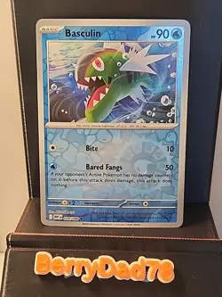 Basculin 024/086 Sv: White Flare Reverse Holo Pokemon TCG NM - Image 1