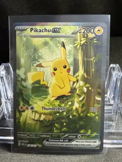 Pikachu ex 276/217 Ascended Heroes SIR Holo Raw NM Pokemon TCG - Image 2
