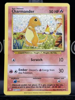 Charmander 001/034 CLC Classic Collection Charizard Deck Holo Pokemon 2023 NM - Image 3