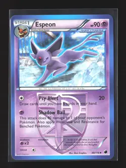 Pokemon Plasma Freeze #48/116 Uncommon Espeon (Team Plasma) - Image 1