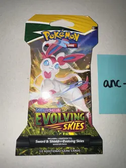 Pokemon SWSH - Evolving Skies Sleeved Booster Pack 🔥Sylveon Art - New Unweighed 820650808784 - Image 3