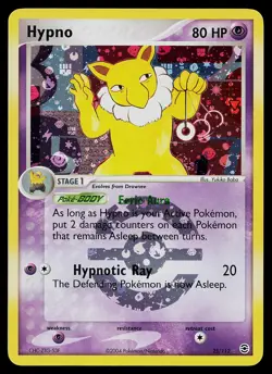 Pokemon Card - Hypno FireRed & LeafGreen 25/112 Rare Reverse Holo - Image 1