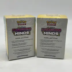 Lot of (2) Pokemon TCG Unified Minds Build & Battle Prerelease Kit Box Sealed - Image 2