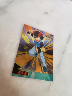 2003 Topps Pokemon Advanced Ash Holo Card #1 Rare - Image 2