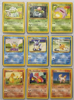 Pokemon TCG Base Set Unlimited Bulk Common Uncommon Vintage Non Holos - Image 4