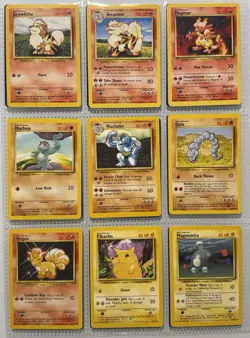 Pokemon TCG Base Set Unlimited Bulk Common Uncommon Vintage Non Holos - Image 5