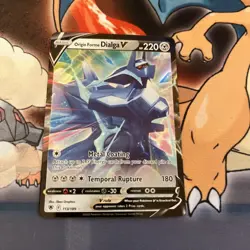 Pokemon TCG Origin Forme Dialga V 113/189 Astral Radiance Ultra Rare Holo NM - Image 1