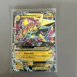 Pokemon M Manectric EX Mega Card 24/119 XY Phantom Forces - Image 1