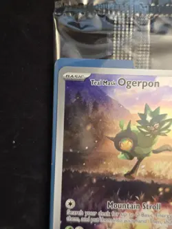 Pokemon Twilight Masquerade ETB Promo: Teal Mask Ogerpon 123 New SEALED - Image 2