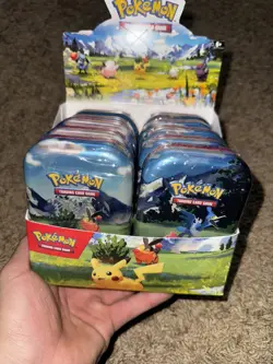 Pokemon TCG: Mega Evolution Ascended Heroes - 10 Sealed Mini Tin Box New - Image 1