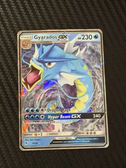 Gyarados GX 16/68 Pokemon TCG Hidden Fates Full Art Ultra Rare Near Mint - Image 1