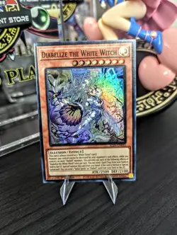 Yu-Gi-Oh! Diabellze the White Witch Super Rare ALIN-EN012 - Image 1