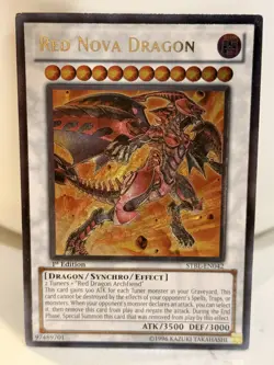 Yu-Gi-Oh Red Nova Dragon STBL-EN042 - Ultimate Rare 1st Edition NM - Image 1