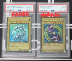 Blue Eyes White Dragon SDK PSA 8 FADED #001 Yugioh 2002 - Image 2