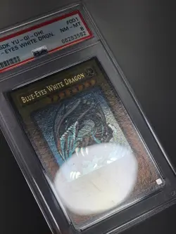 Blue Eyes White Dragon SDK PSA 8 FADED #001 Yugioh 2002 - Image 5
