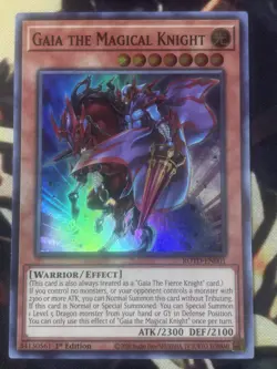 Yugioh: Gaia The Magical Knight - ROTD-EN001 - Super Rare - 1st Edition - NM - Image 1