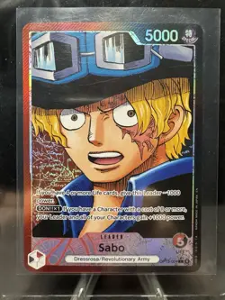 SABO OP13-004 ALT ART LEADER 2025 ONE PIECE-Carrying On His Will - Image 1