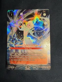 Disney Lorcana TCG The Cold Never Bothered Me Enchanted - Image 1