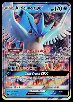 Pokemon Card - Articuno GX Celestial Storm 31/168 Ultra Rare - Image 1