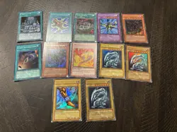 Yu-Gi-Oh Collection Lot 12 Card Lot! Blue eyes X3! Exodia Left Leg! All DMG/MP - Image 1