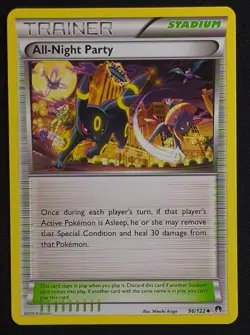 All Night Party 96/122 XY Breakpoint Pokemon Card - Image 1