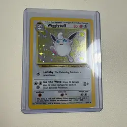 Pokemon Wigglytuff Jungle Holo Rare Card 16/64 HP80 1999 English TCG - Image 1
