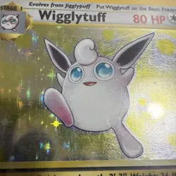 Pokemon Wigglytuff Jungle Holo Rare Card 16/64 HP80 1999 English TCG - Image 3