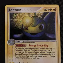 Lanturn 38/101 Pokemon TCG Card Ex Hidden Legends Reverse Holo NM - Image 2