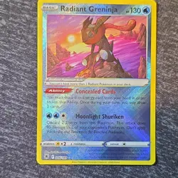 Radiant Greninja 046/189 Swsh10 Astral Radiance Holo Radiant Rare Pokemon Card - Image 1