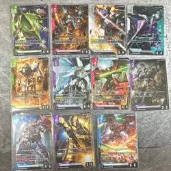 Gundam Card Game GD02 LR Lot Zeta Epyon Barbatos Kimaris Psycho NM - Image 1