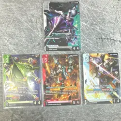 Gundam Card Game GD02 LR Lot Zeta Epyon Barbatos Kimaris Psycho NM - Image 3