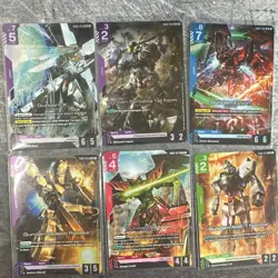 Gundam Card Game GD02 LR Lot Zeta Epyon Barbatos Kimaris Psycho NM - Image 4