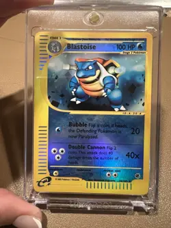 Blastoise - 36/165 - Pokemon Expedition reverse holo Rare Card mp - Image 1