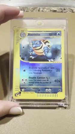 Blastoise - 36/165 - Pokemon Expedition reverse holo Rare Card mp - Image 2