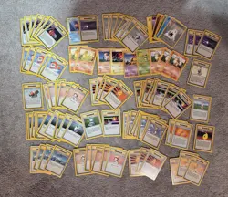 1999 Pokemon Base Set Lot 106 Cards Great Condition Not Played! See Description - Image 1