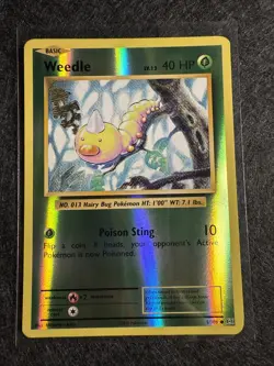 Weedle 5/108 Reverse Holo XY Evolutions Pokemon Card - Image 1