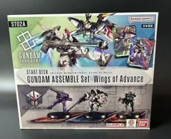 Gundam Card Game Start Deck GUNDAM ASSEMBLE Set Wings of Advance ST02A NEW - Image 1