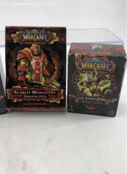 World Of Warcraft Scarlet Monastery Dungeon Deck Trading Card Mixed Lot - Image 3