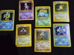 Vintage Wotc Pokemon bulk lot 336 cards. Base, Jungle, Fossil, and Holos. - Image 1