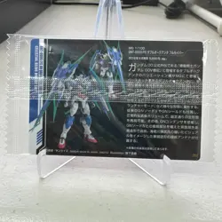 00 QAN(T) Full Saber GNT-0000 Holo Japanese Mobile Suit Gundam Card ~ NM Sealed - Image 2