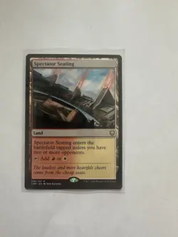 Spectator Seating – Commander Legends CMR – MTG Magic the Gathering Rare Land NM - Image 1
