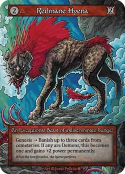 Sorcery: Contested Realm Redmane Hyena Exceptional Foil NM (GT) - Image 1