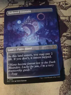 Hallowed Fountain (Borderless) Lorwyn Eclipsed Regular - Image 2