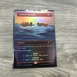 Cathartic Reunion Foil Secret Lair JAWS 7045 Magic: The Gathering - Image 1