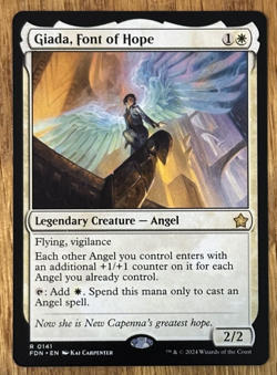 MTG Foundations, Giada, Font of Hope - Image 1
