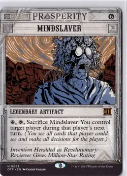 Mindslaver Outlaws of Thunder Junction: Breaking News Regular NM M 0063 - Image 1