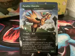 Paradise Chocobo - Birds of Paradise (Borderless) Commander: Final Fantasy Foil - Image 1