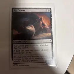 MTG Rat Colony White Border Mystery Booster 2 NM Condition - Image 1