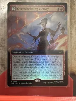 Overwhelming Victory (Extended Art) Avatar The Last Airbender Eternal Foil MTG - Image 1
